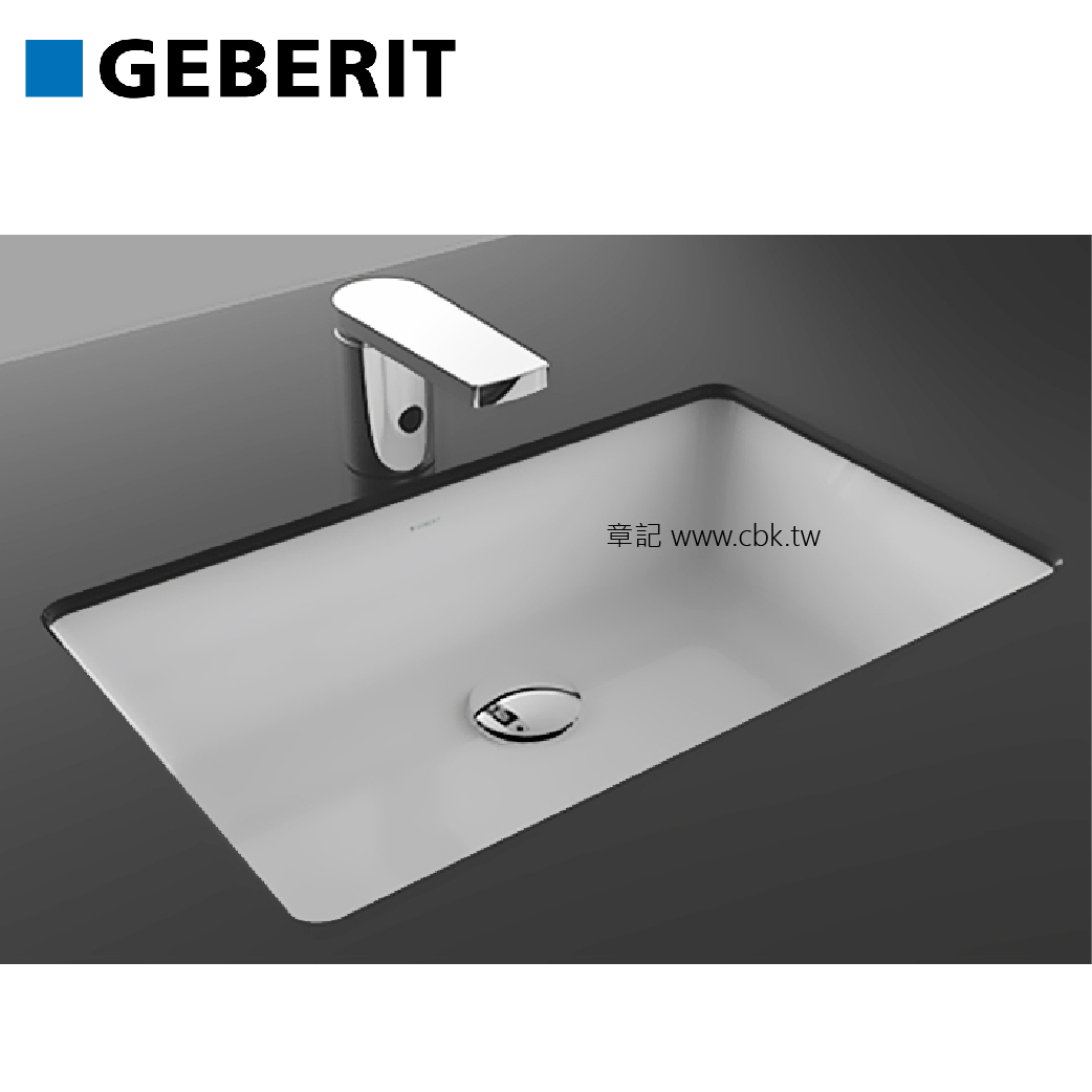 瑞士GEBERIT Variform 下嵌檯面盆(60cm) 117.003.00.1  |面盆 . 浴櫃|檯面盆