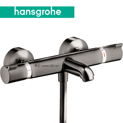 hansgrohe Ecostat 定溫沐浴龍頭(毛絲黑) 13114-34  |SPA淋浴設備|沐浴龍頭