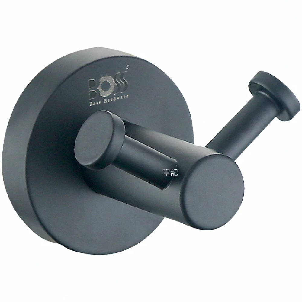 BOSS 不鏽鋼衣鉤(消光黑) 22006  |浴室配件|浴巾環 | 衣鉤