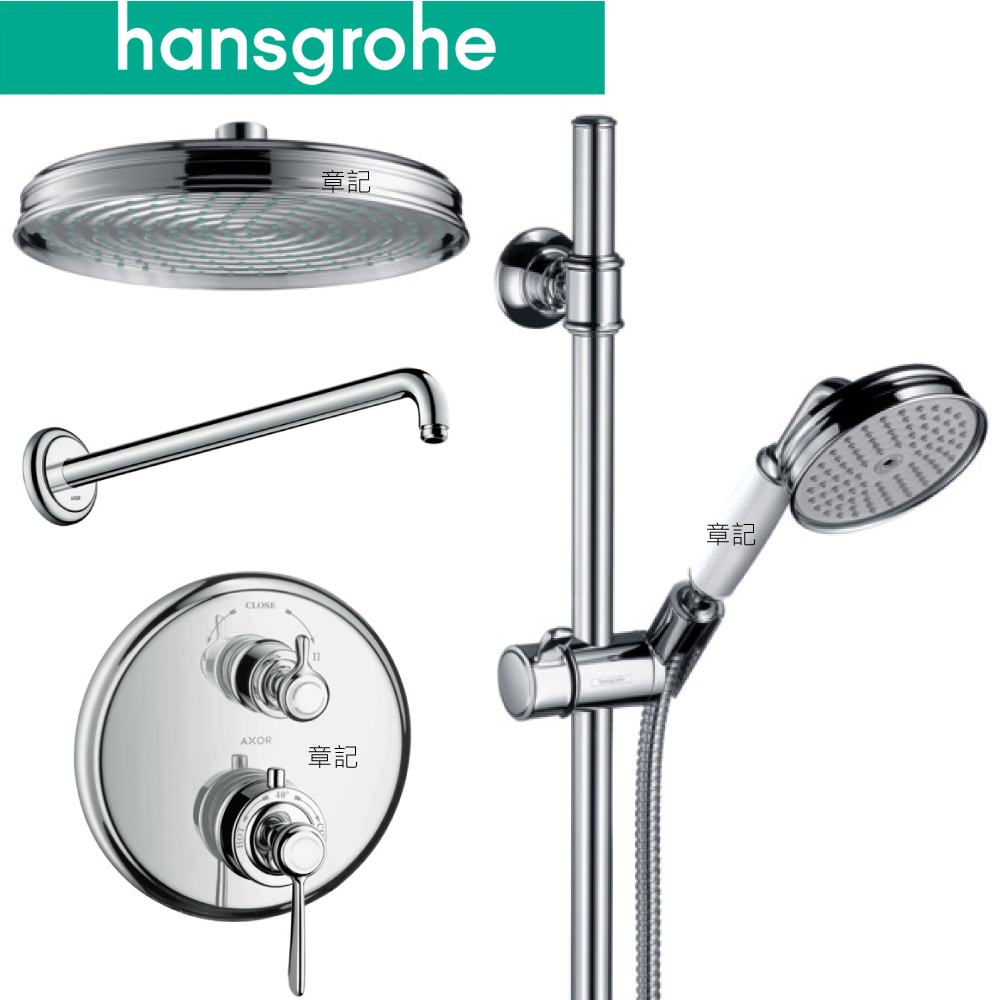 hansgrohe 淋浴組合 27982_27348_28474_16821  |SPA淋浴設備|沐浴龍頭