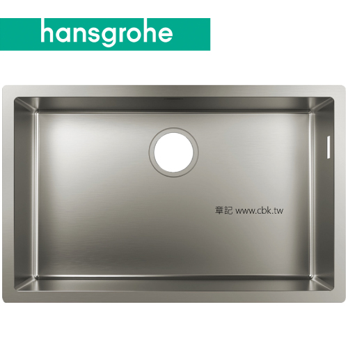 hansgrohe S71 下嵌不鏽鋼單槽(71x45cm) 43428-809  |廚具及配件|水槽