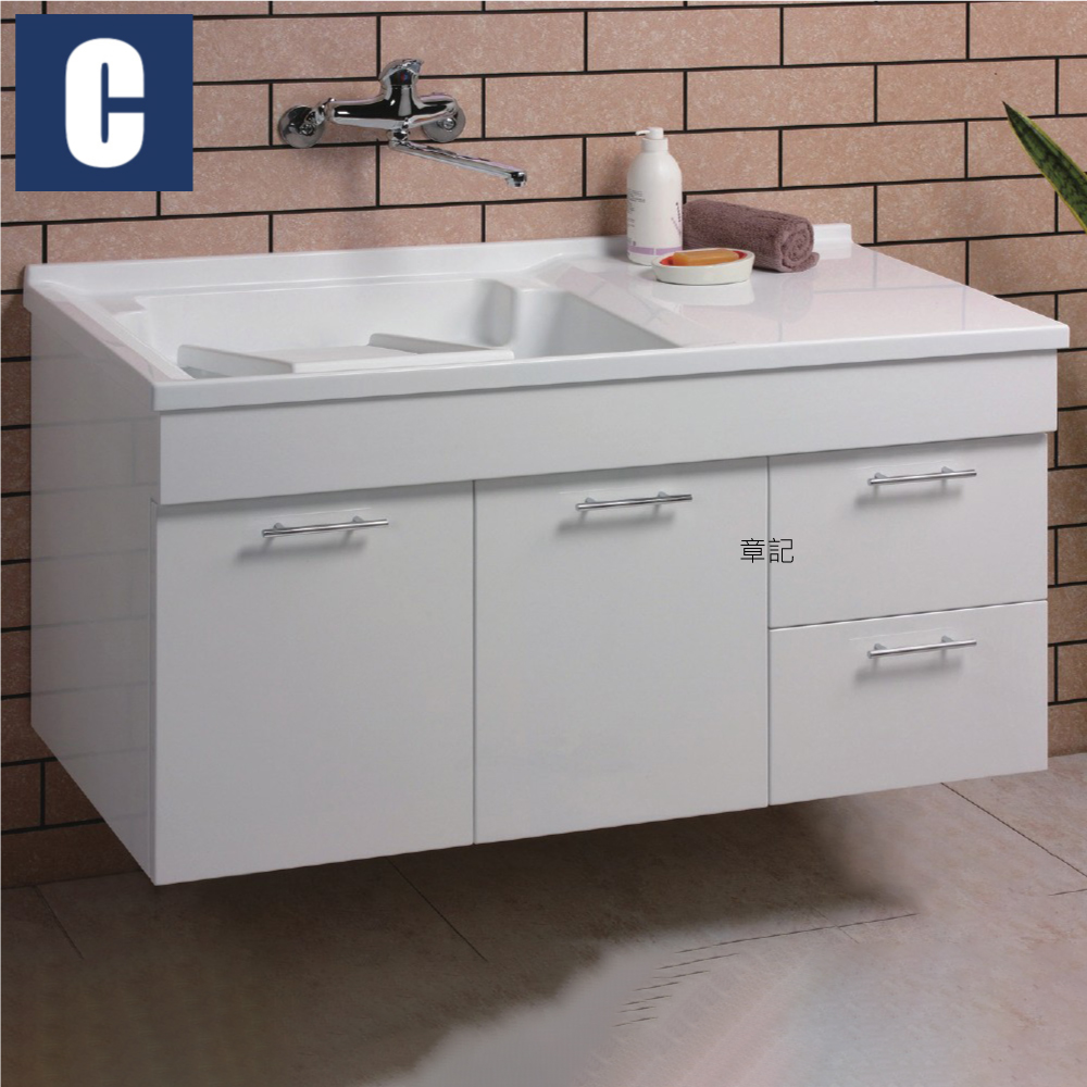 CBK 洗衣槽浴櫃組(120cm) CBK-JSD.A120  |面盆 . 浴櫃|浴櫃