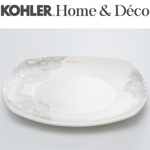 KOHLER Empress Bouquet 夏宮系列23公分骨瓷餐盤(4件組) CG-51012-NA  |廚具及配件|鍋具｜刀具｜餐具