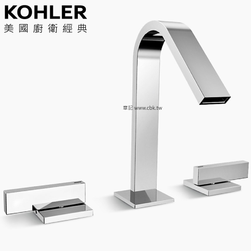 KOHLER Loure 三件式臉盆龍頭 K-14661T-4-CP  |面盆 . 浴櫃|面盆龍頭