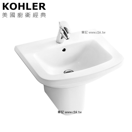 KOHLER Panache 瓷蓋面盆(60cm) K-17656K-0  |面盆 . 浴櫃|面盆