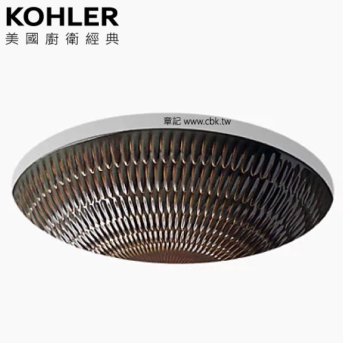 KOHLER Derring 波紋下嵌圓臉盆(44.2cm) K-17889-RL-RB2  |面盆 . 浴櫃|檯面盆