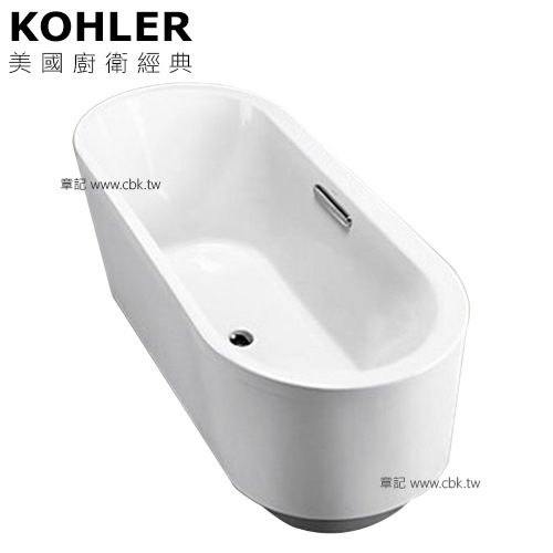 KOHLER EVOK 壓克力浴缸(170cm) K-18347T-0 