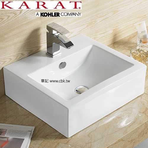 KARAT 立體盆(52.5cm) K-1934F  |面盆 . 浴櫃|檯面盆