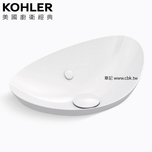 KOHLER Veil 檯面盆(53cm) K-20704-0  |面盆 . 浴櫃|檯面盆
