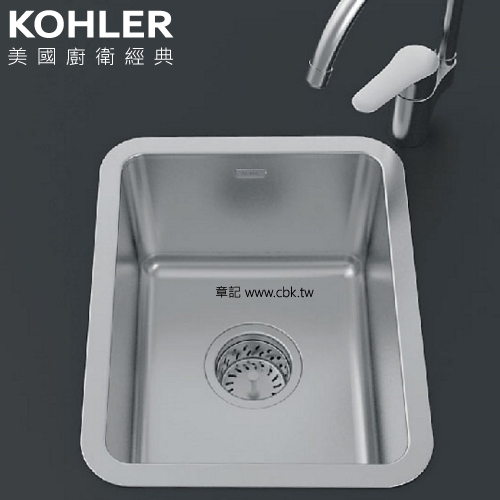 KOHLER Prologue不鏽鋼單槽(43x34cm) K-22218T-S-NA  |廚具及配件|水槽