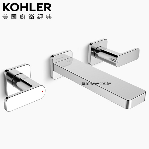 KOHLER Parallel 臉盆龍頭(短版) K-22569T-4-CP  |面盆 . 浴櫃|面盆龍頭