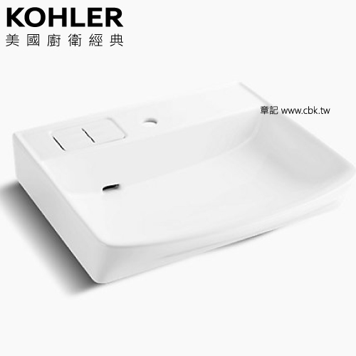 KOHLER Family Care 一體式檯面盆(60cm) K-22778T-1-0  |面盆 . 浴櫃|檯面盆