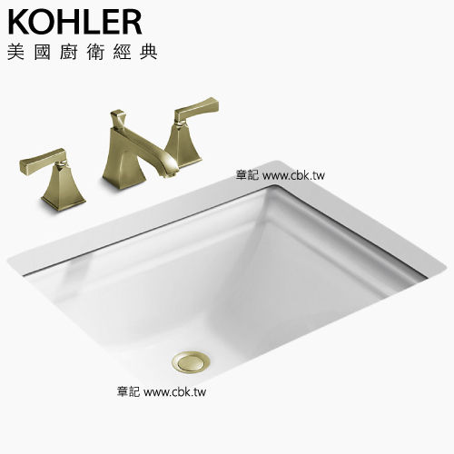 KOHLER Memoirs 下嵌檯面盆(52.5cm) K-2339T-0  |面盆 . 浴櫃|檯面盆