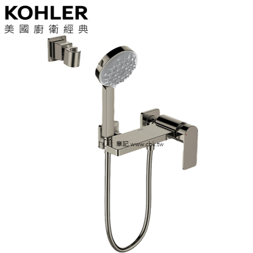 KOHLER Parallel 沐浴龍頭(羅曼銀) K-23493T-4-BN  |SPA淋浴設備|沐浴龍頭