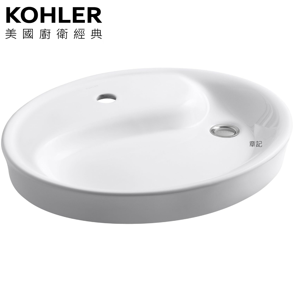 KOHLER Yin Yang 單孔圓檯面盆 K-2353-1-0 (限量商品)  |面盆 . 浴櫃|檯面盆