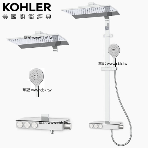 KOHLER Urbanity 定溫二路淋浴柱 K-23752T-9-CP  |SPA淋浴設備|淋浴柱