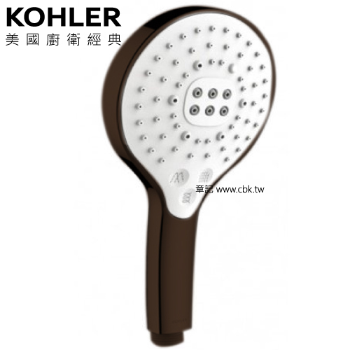 KOHLER Rainduet 多功能蓮蓬頭(原質黑) K-24717T-2BL  |SPA淋浴設備|蓮蓬頭、滑桿