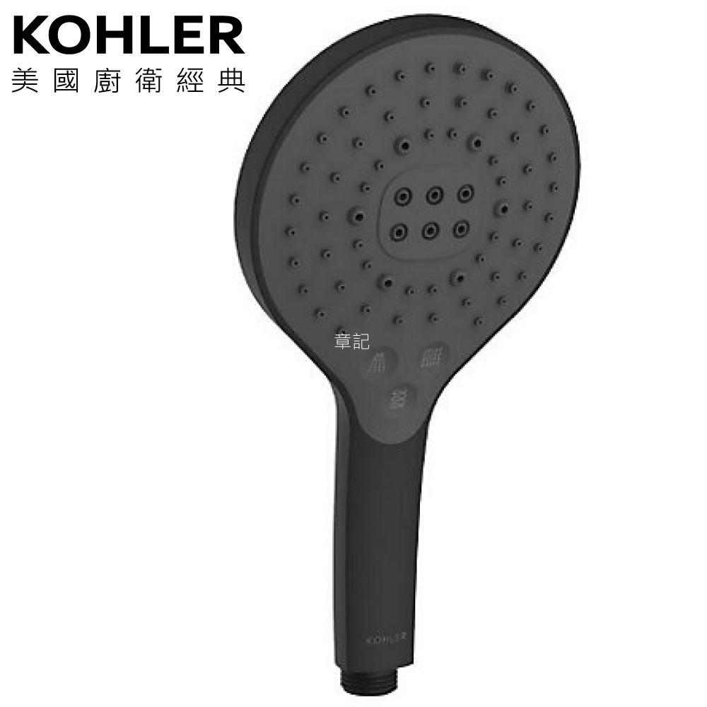 KOHLER Rainduet 多功能蓮蓬頭(霧黑) K-24717T-BL  |SPA淋浴設備|蓮蓬頭、滑桿