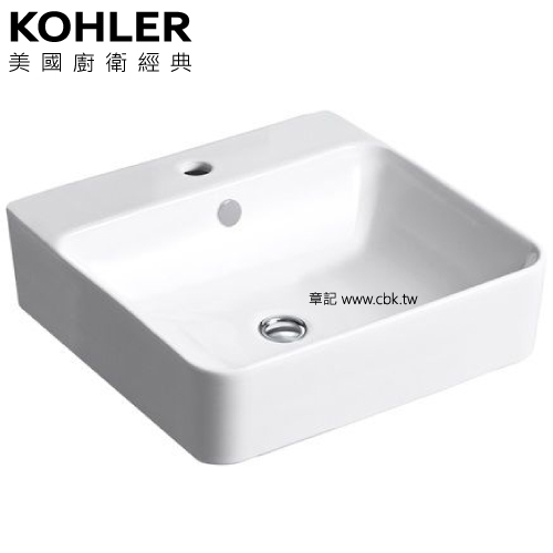 KOHLER Forefront 壁掛式檯面盆(45cm) K-24985K-1-0  |面盆 . 浴櫃|檯面盆