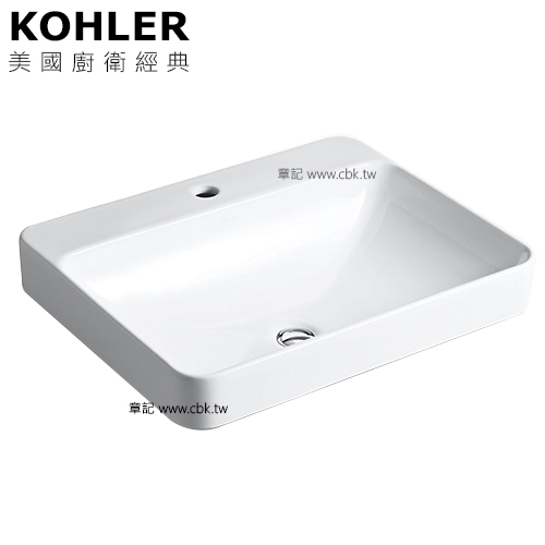 KOHLER Forefront 上嵌檯面盆(58.5cm) K-2660X-1-0  |面盆 . 浴櫃|檯面盆