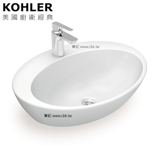 KOHLER Karess 檯面盆(61.5cm) K-2764T-1  |面盆 . 浴櫃|檯面盆