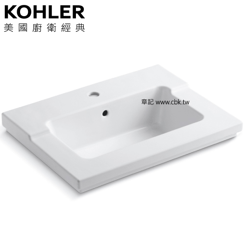 KOHLER Tresham 檯面盆(64.6cm) K-2979-1-0  |面盆 . 浴櫃|檯面盆