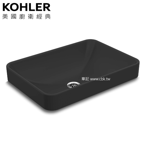 KOHLER Forefront 上嵌檯面盆-閃雷灰(57.5cm) K-5373IN-HG1  |面盆 . 浴櫃|檯面盆