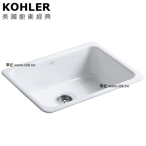 KOHLER Iron Tones 鑄鐵水槽(61.6x47.6cm) K-6585-0  |廚具及配件|水槽