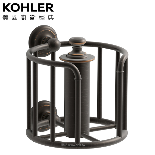 KOHLER Artifacts 直立式廁紙架 K-72576T-2BZ  |浴室配件|衛生紙架