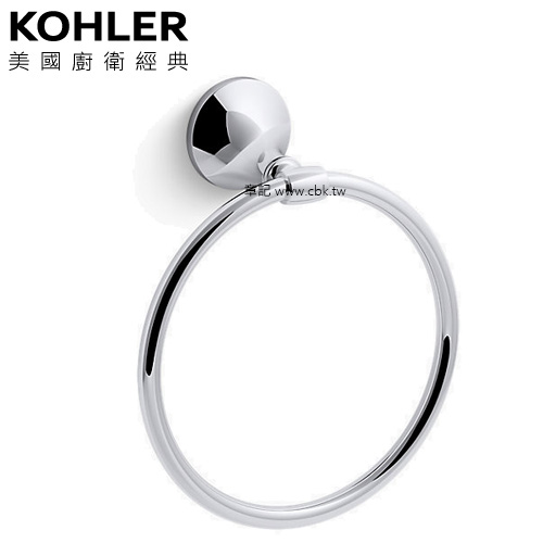 KOHLER Elliston 毛巾環 K-72786T-CP  |浴室配件|浴巾環 | 衣鉤