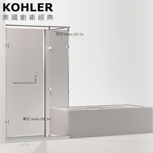 KOHLER Trilogy 淋浴門(L形/缸上型) K-72935T-L-SHP_K-72927T-L-SHP  |SPA淋浴設備|淋浴拉門