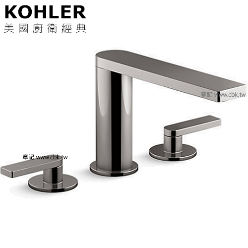 KOHLER Composed 三件式臉盆龍頭(鈦空銀) K-73060T-4-TT  |面盆 . 浴櫃|面盆龍頭