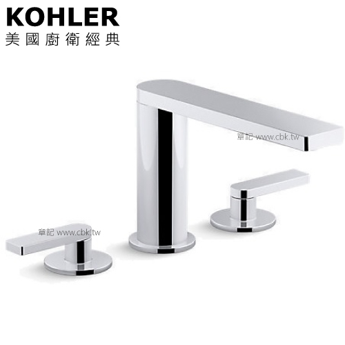 KOHLER Composed 缸上型龍頭 K-73081T-4-CP  |浴缸|浴缸龍頭