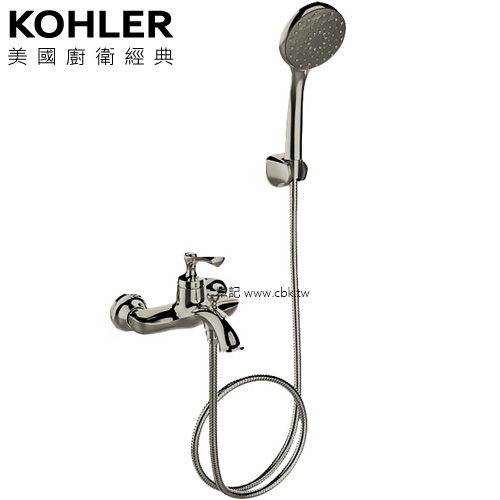 KOHLER Elliston 沐浴龍頭(羅曼銀) K-75523T-4-BN  |SPA淋浴設備|沐浴龍頭