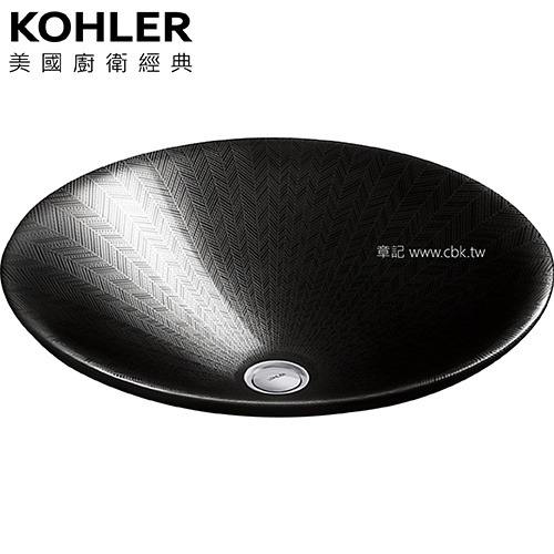 KOHLER Sartorial 圓形淺水面盆(44.9cm) K-75748-HD2-7  |面盆 . 浴櫃|檯面盆