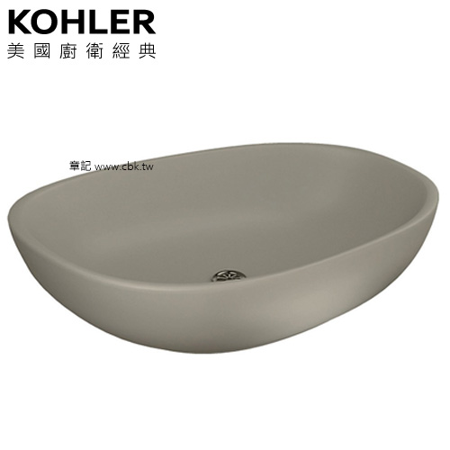 KOHLER Kankara 檯面盆-羊絨色(56.3cm) K-76601IN-K4  |面盆 . 浴櫃|檯面盆