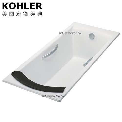 KOHLER Biove 鑄鐵浴缸(150cm) K-8223T-GR-0 