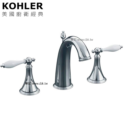 KOHLER Finial 三件式臉盆龍頭 K-8670T-4P-CP_K-8670T-4M-CP  |面盆 . 浴櫃|面盆龍頭
