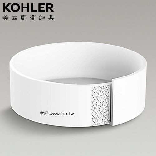 KOHLER Affetto 鑄鐵獨立盆(42cm) K-9340T-0  |面盆 . 浴櫃|檯面盆