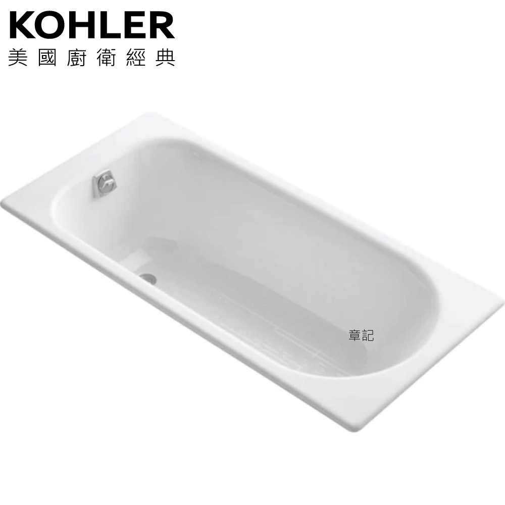 KOHLER Soissons 鑄鐵浴缸(150cm) K-941T-0  |浴缸|浴缸