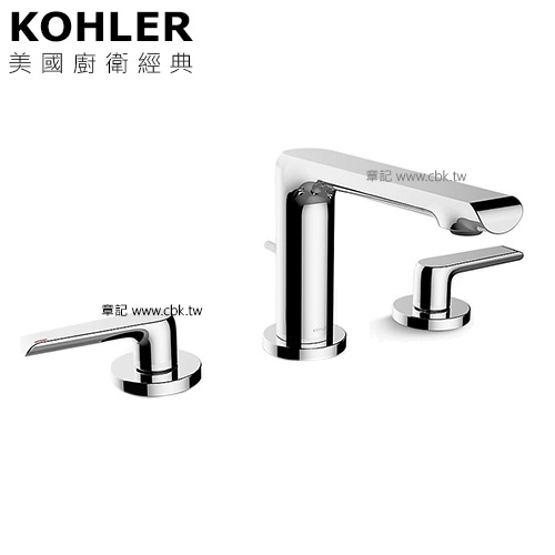 KOHLER Avid 三件式臉盆龍頭 K-97352T-4-CP  |面盆 . 浴櫃|面盆龍頭