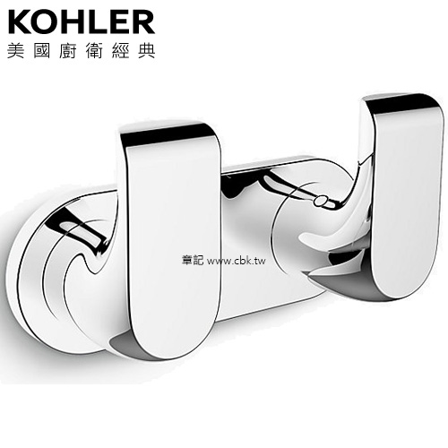 KOHLER Avid 雙衣鉤 K-97500T-CP  |浴室配件|浴巾環 | 衣鉤