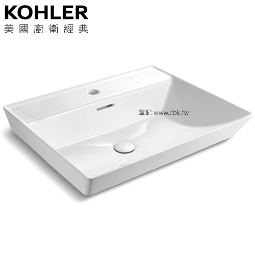 KOHLER Brazn 檯面盆(58.4cm) K-EX21059T-1-0  |面盆 . 浴櫃|檯面盆