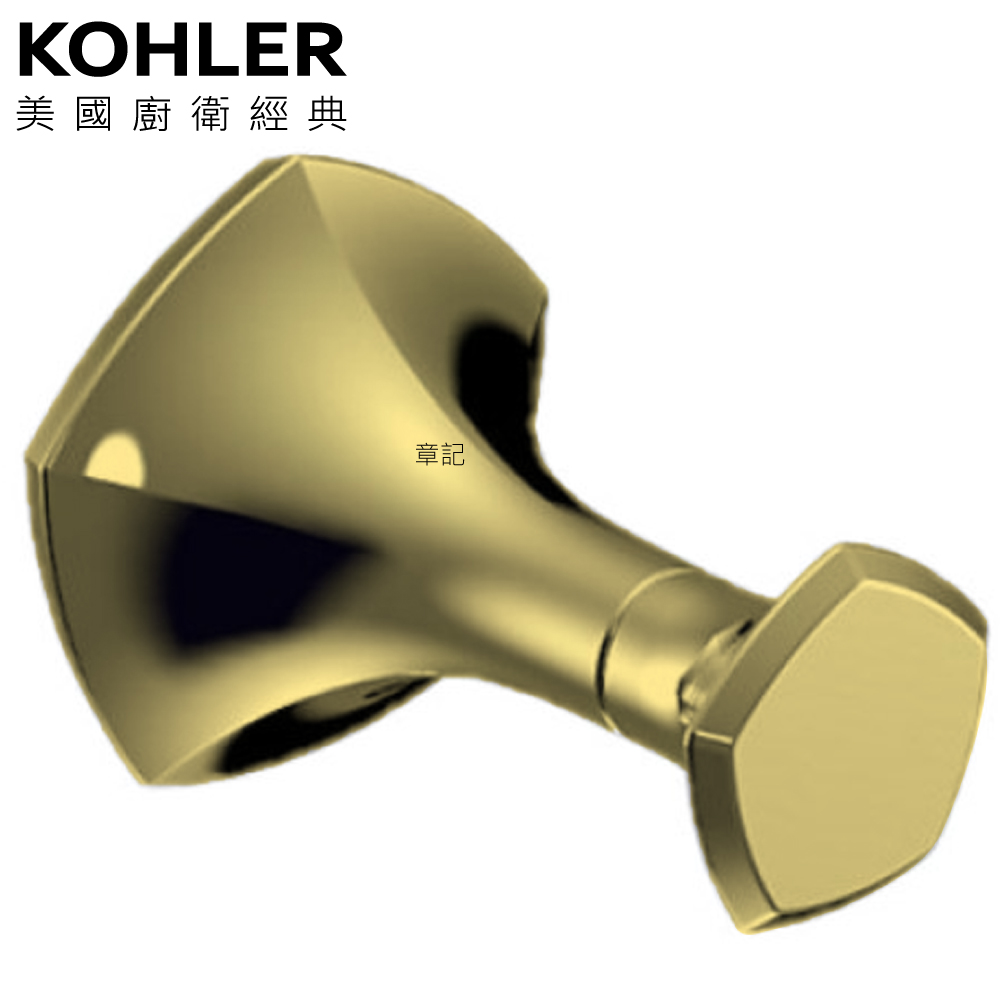 KOHLER Occasion 單衣鉤(法蘭金) K-EX27069T-AF  |浴室配件|浴巾環 | 衣鉤