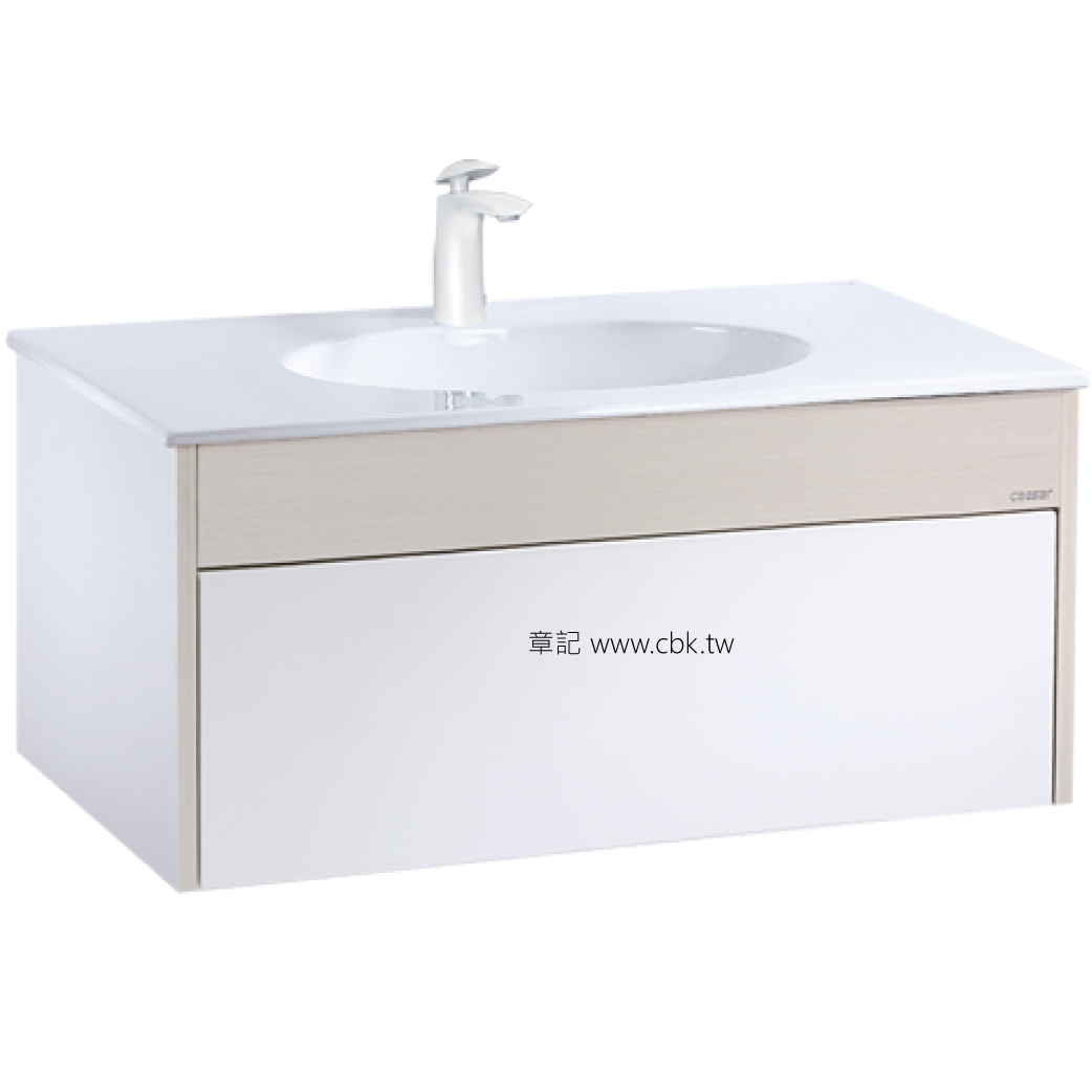 凱撒(CAESAR)精緻面盆浴櫃組(80cm) LF5026_EH05026DD  |面盆 . 浴櫃|浴櫃