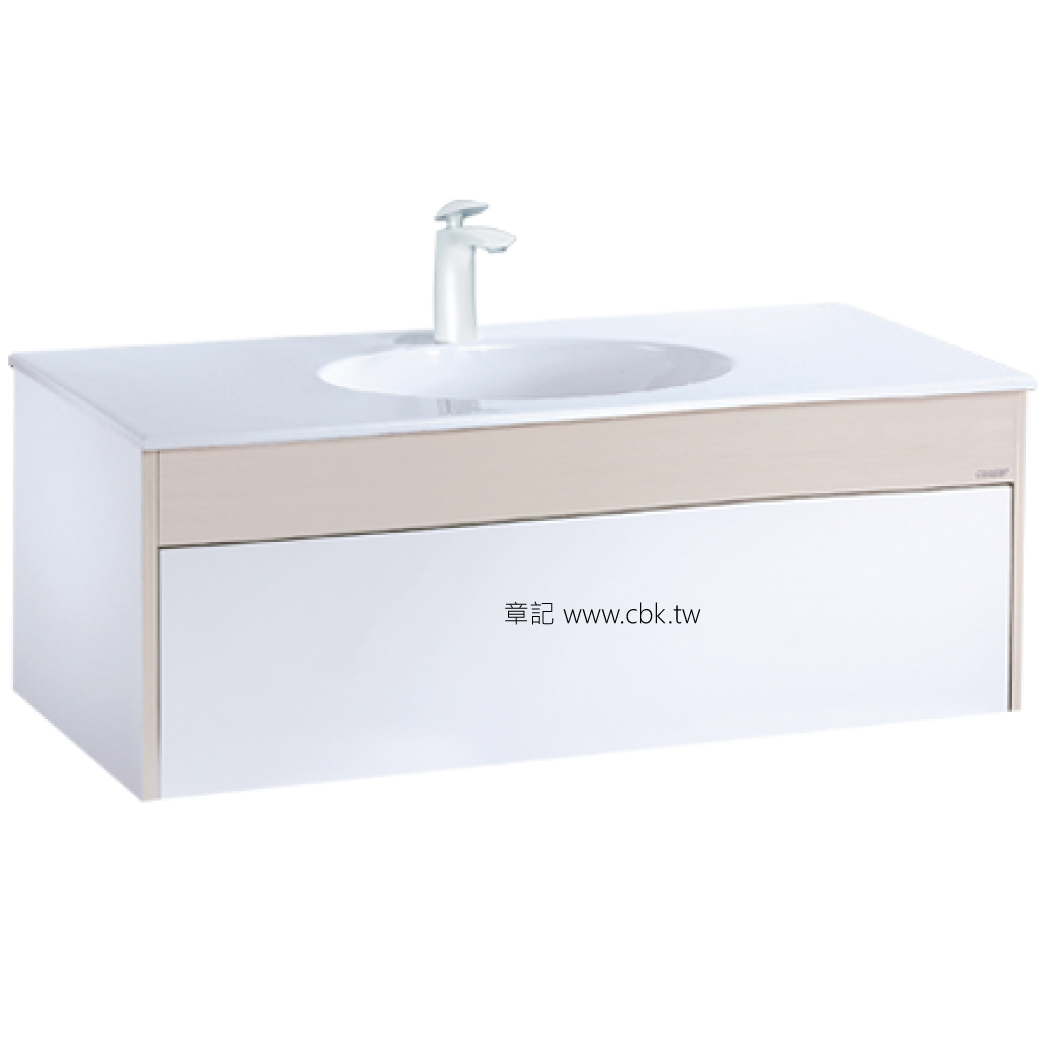 凱撒(CAESAR)精緻面盆浴櫃組(100cm) LF5028_EH05028DD  |面盆 . 浴櫃|浴櫃