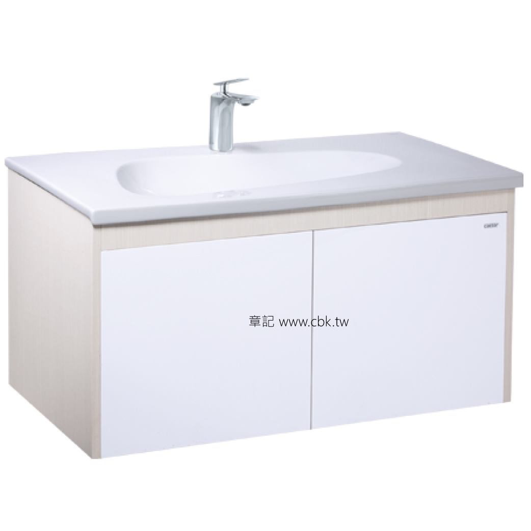 凱撒(CAESAR)精緻面盆浴櫃組(90cm) LF5368_EH05368AD  |面盆 . 浴櫃|浴櫃