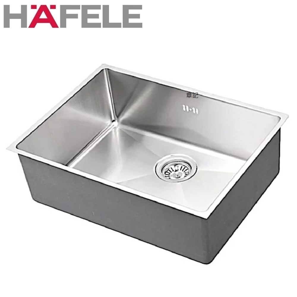 HAFELE 下嵌式不鏽鋼水槽(57x43cm) 567.48.046  |廚具及配件|水槽