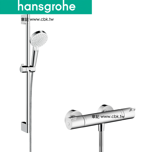 hansgrohe Crometta 淋浴龍頭附滑桿組 27812-40  |SPA淋浴設備|沐浴龍頭