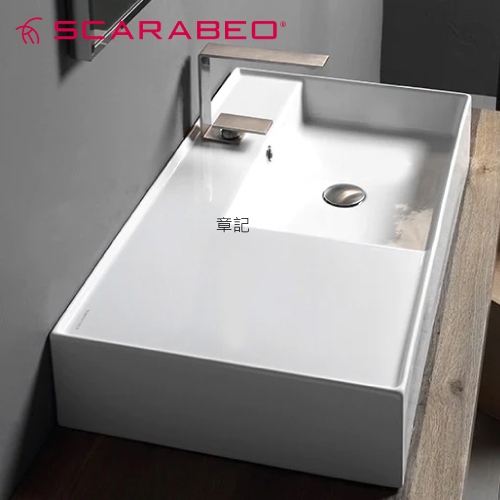 SCARABEO Teorema 2.0 壁掛式面盆(80cm) SB-5118-41  |面盆 . 浴櫃|檯面盆